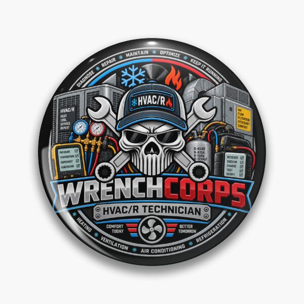 Item preview, WrenchCorps - HVAC/R Technician designed and sold by WrenchCorps.
