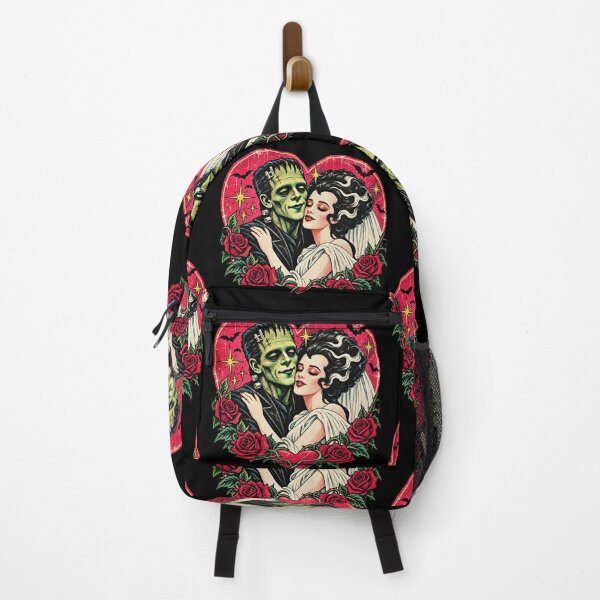 Item preview, Gothic Monster Romance Vintage Heart Tattoo Horror Couple Design designed and sold by JapanAnimeSH1.