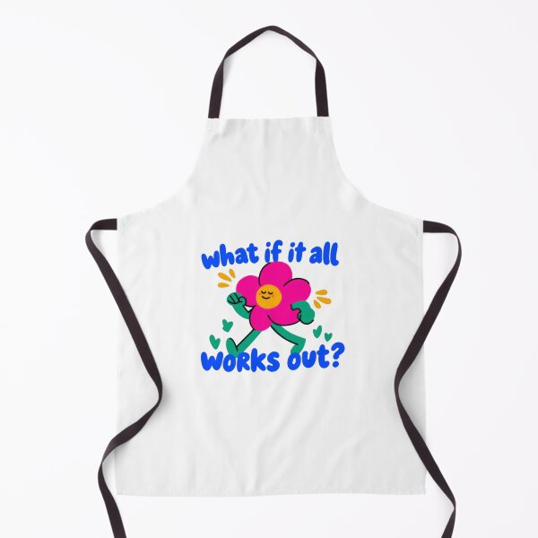 Item preview, What If It All Works Out? Positive Affirmation Inspirational Quote designed and sold by SkeletonsDanger.