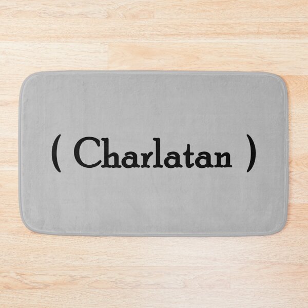 Item preview, Iconic Label - "Charlatan" Black Lettering designed and sold by cousinbessie.