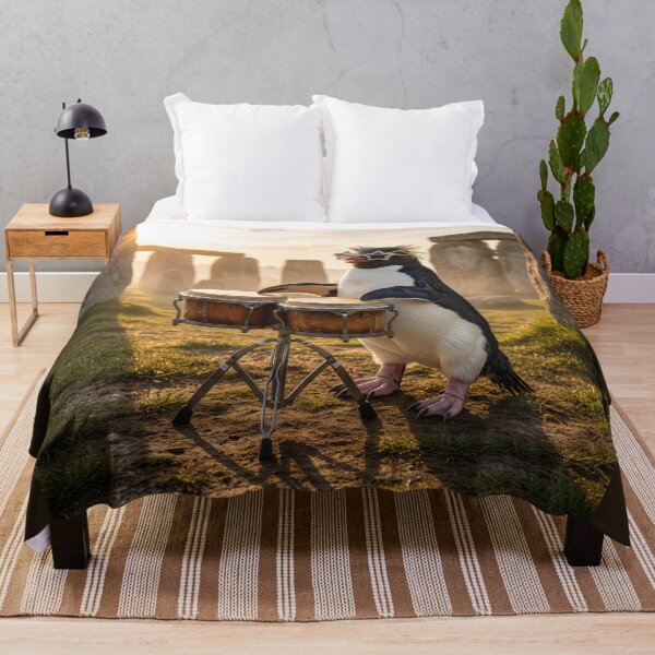 Item preview, Crested Penguin Bongos Stonehenge designed and sold by Tridentulus.
