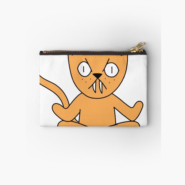 Item preview, yoga cat - orange designed and sold by motherbrainart.