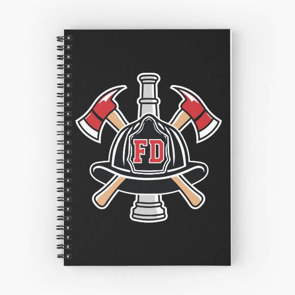 Item preview, Firefighter Helmet Crossed Axes - FD Badge designed and sold by Marshallamoakohene.