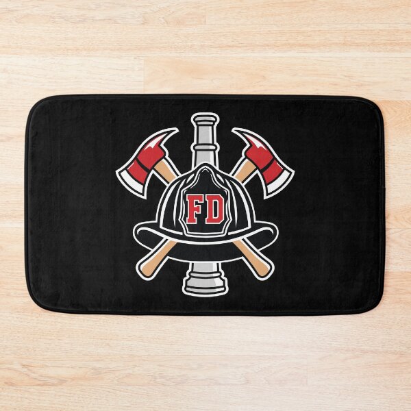 Item preview, Firefighter Helmet Crossed Axes - FD Badge designed and sold by Marshallamoakohene.