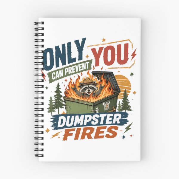 Item preview, Only You Can Prevent Dumpster Fires Raccoon Meme Humor designed and sold by JonesFlora2025.