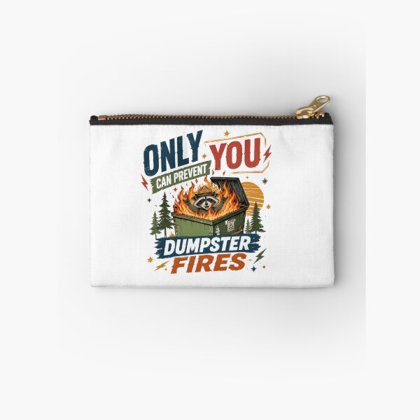 Item preview, Only You Can Prevent Dumpster Fires Raccoon Meme Humor designed and sold by JonesFlora2025.