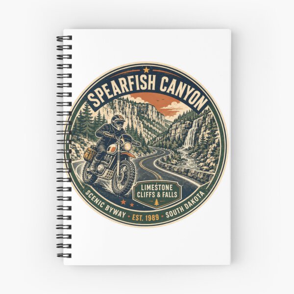 Item preview, Spearfish Canyon Limestone Cliffs & Falls Scenic Byway South Dakota Motorcycling Travel Adventure designed and sold by Simsimah26Parks.