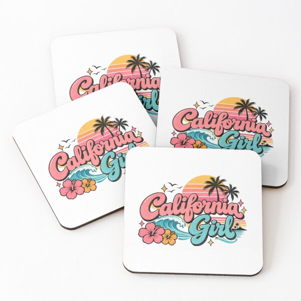 Item preview, California Girl California Beach Summer Vacation Woman designed and sold by SkeletonsDanger.