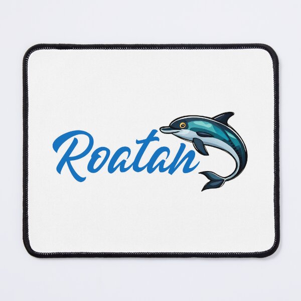 Item preview, Roatan Bay Islands Honduras Name with Dolphin Design designed and sold by Gustavo Navarro.