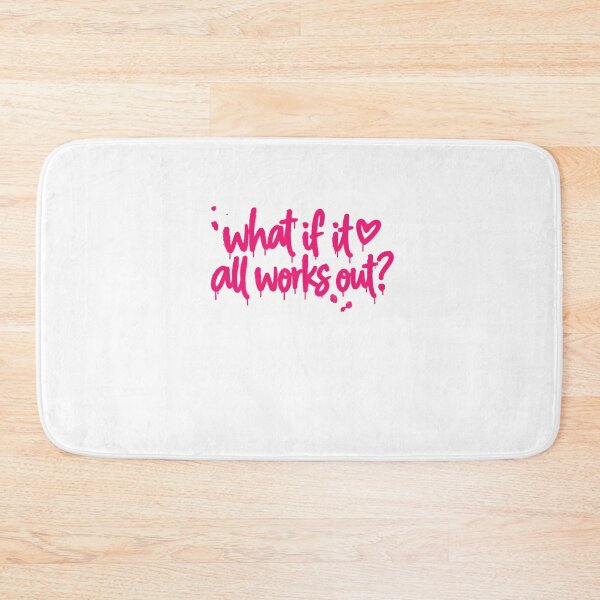 Item preview, What If It All Works Out? Positive Motivation Quote Optimistic Affirmation designed and sold by SkeletonsDanger.