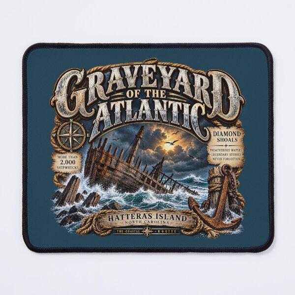 Item preview, Graveyard of the Atlantic Diamond Shoals designed and sold by The Coastal Route.