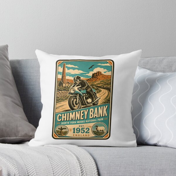 Item preview, Chimney Bank North York Moors National Park Est. 1952 England Motorcycling Biker Travel designed and sold by Simsimah26Parks.