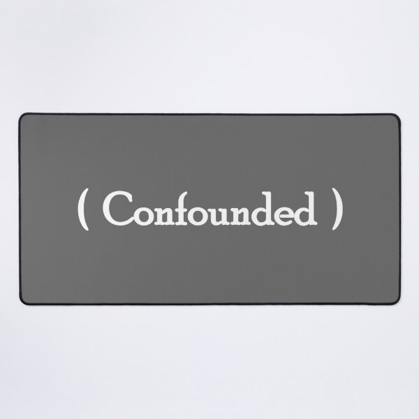 Item preview, Iconic Label - "Confounded" White Lettering designed and sold by cousinbessie.