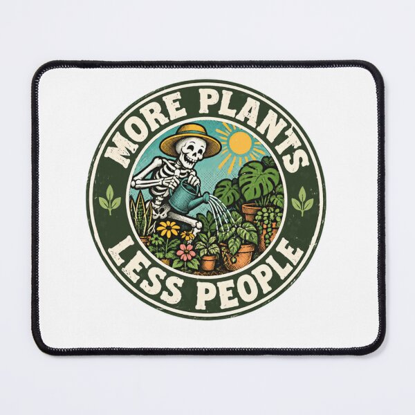 Item preview, More Plants Less People Gardener Plant Parent Introvert Humor designed and sold by RetroMini2026.
