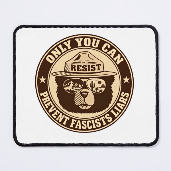 Item preview, Only You Can Resist Prevent Fascists Liars Anti-Fascist Political Resistance Activist designed and sold by RetroMini2026.