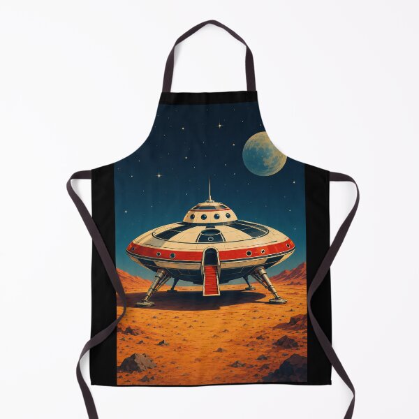 Item preview, Retro Sci Fi Flying Saucer designed and sold by Moviebuff91.
