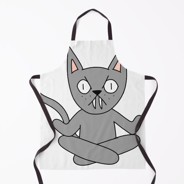 Item preview, yoga cat - gray designed and sold by motherbrainart.