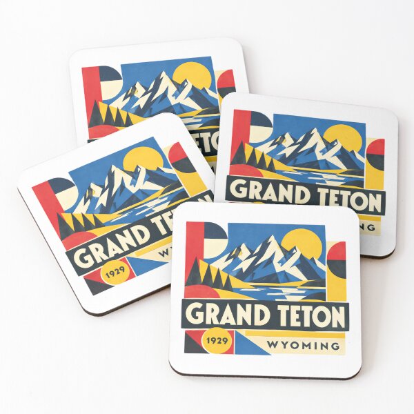 Item preview, Grand Teton 1929 Wyoming National Park Mountains Travel Explorer designed and sold by Simsimah26Parks.