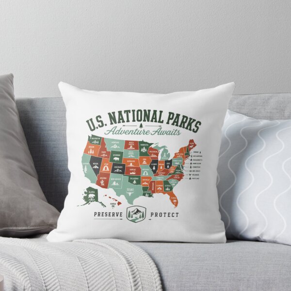 Item preview, U.S. National Parks Adventure Awaits Preserve Protect Traveler Explorer Outdoor Enthusiast designed and sold by RetroMini2026.
