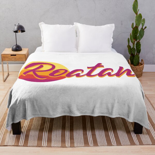 Artikelvorschau, Roatan Sun Logo – Tropisches Design in Rot, Orange und Gelb entworfen und verkauft von Gustavo Navarro.