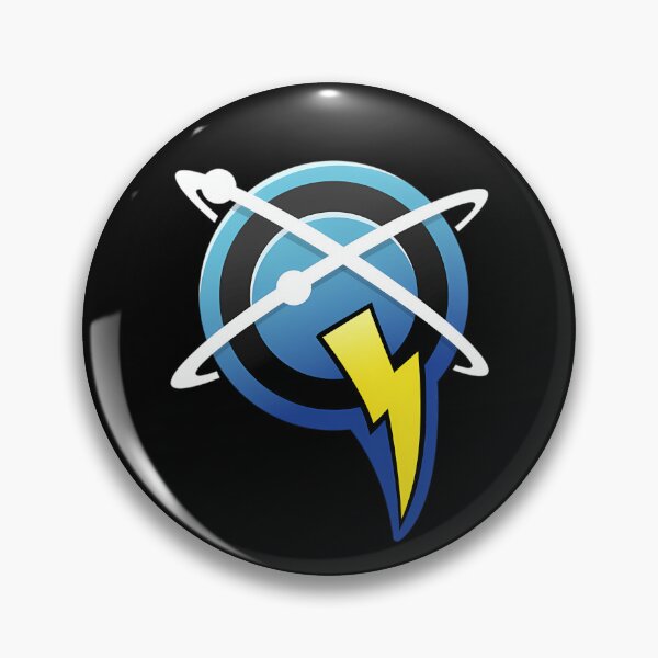 Item preview, Blue Atomic Lightning Hero Symbol designed and sold by VictoriaShar.