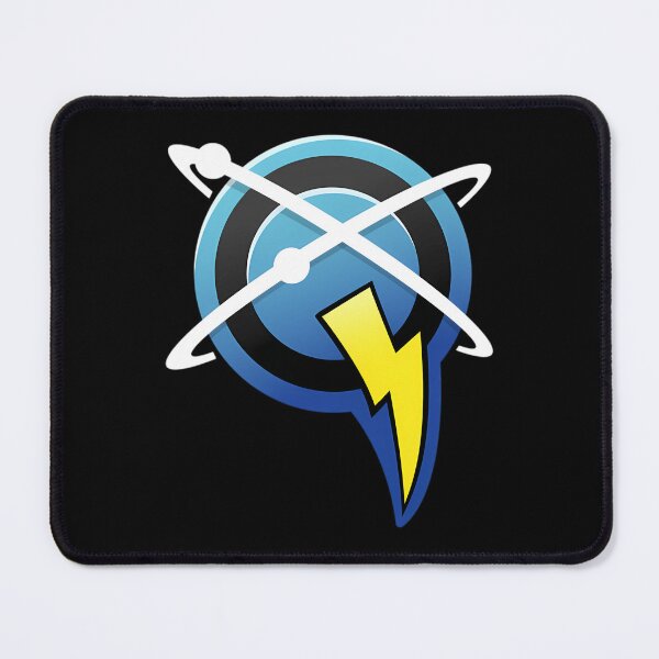 Item preview, Blue Atomic Lightning Hero Symbol designed and sold by VictoriaShar.