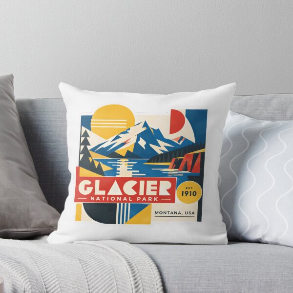 Item preview, Glacier National Park Est. 1910 Montana USA National Park Travel Hiking Outdoors designed and sold by Simsimah26Parks.