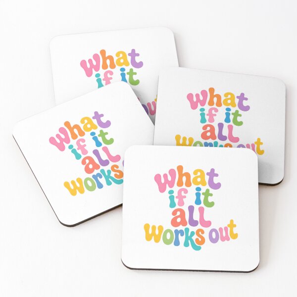 Item preview, What If It All Works Out Positive Affirmation Optimistic Mindset designed and sold by RetroMini2026.