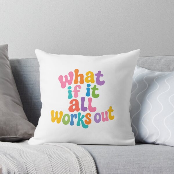 Item preview, What If It All Works Out Positive Affirmation Optimistic Mindset designed and sold by RetroMini2026.