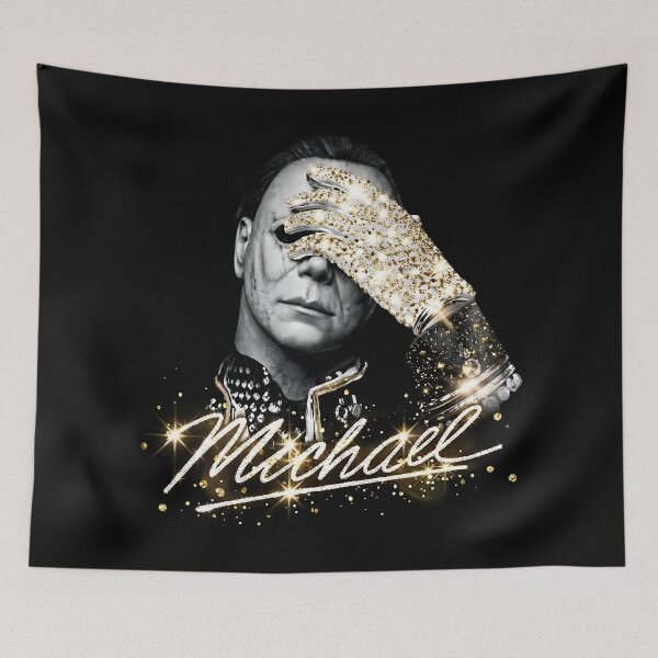 Item preview, Michael Myers The Shape Rhinestone Glove Mashup designed and sold by TrevionYoster.