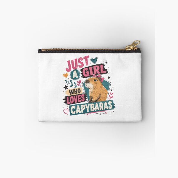 Item preview, Just A Girl Who Loves Capybaras Animal Lover Pet Owner Female designed and sold by JonesFlora2025.