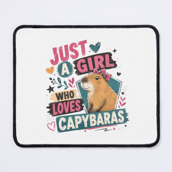 Item preview, Just A Girl Who Loves Capybaras Animal Lover Pet Owner Female designed and sold by JonesFlora2025.