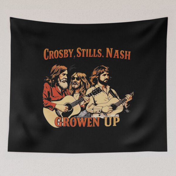 Item preview,  Crosby, Stills, Nash & Young designed and sold by QuirkNestArt.