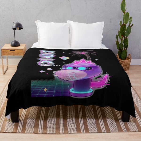 Item preview, Cyberpunk Glitch Dinosaur Purple Sunglasses Synthwave Poster designed and sold by ErikaHaag.