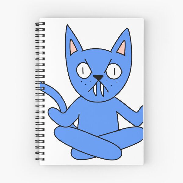 Item preview, Copy of yoga cat - blue designed and sold by motherbrainart.