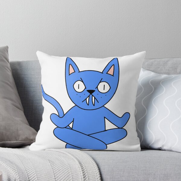 Item preview, Copy of yoga cat - blue designed and sold by motherbrainart.