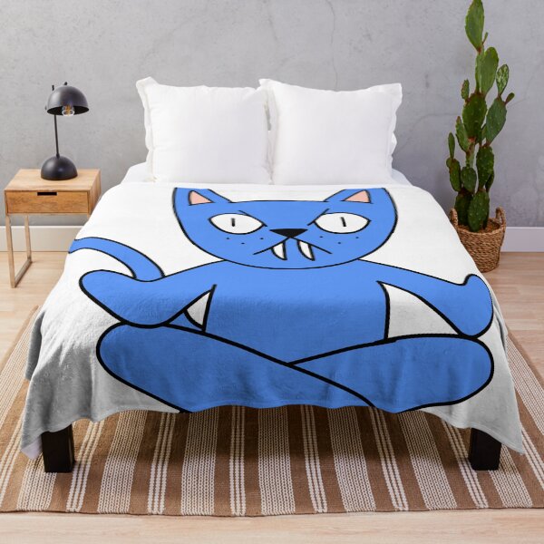 Item preview, Copy of yoga cat - blue designed and sold by motherbrainart.