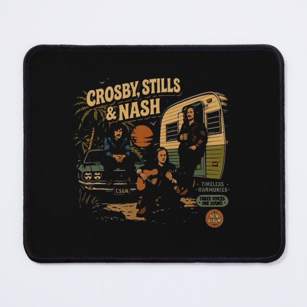 Item preview, Crosby, Stills, Nash & Young designed and sold by QuirkNestArt.
