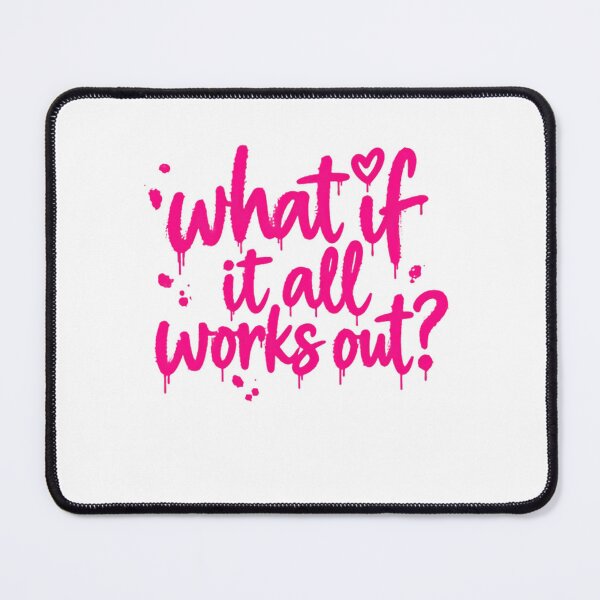 Item preview, What If It All Works Out? Positive Thinking Optimism Motivation Inspiration designed and sold by SkeletonsDanger.