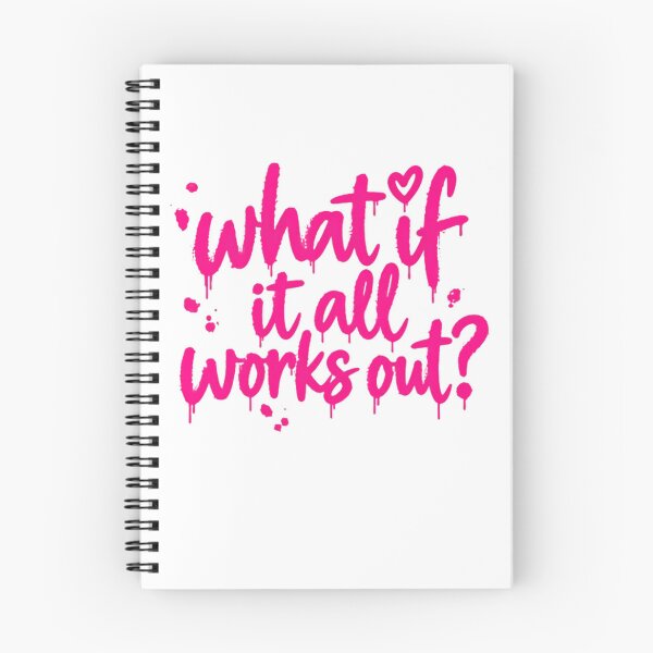Item preview, What If It All Works Out? Positive Thinking Optimism Motivation Inspiration designed and sold by SkeletonsDanger.