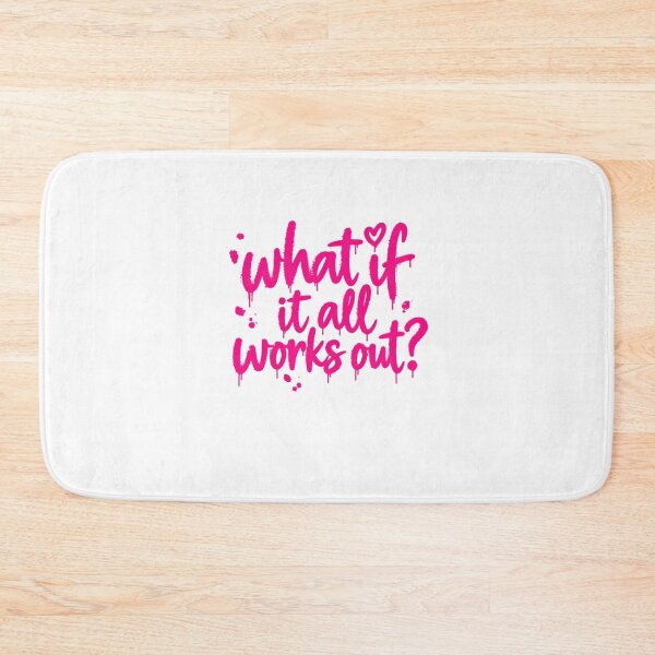 Item preview, What If It All Works Out? Positive Thinking Optimism Motivation Inspiration designed and sold by SkeletonsDanger.