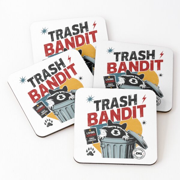 Item preview, Trash Bandit Raccoon Living Legend Nocturnal Opportunist Animal Lover designed and sold by JonesFlora2025.