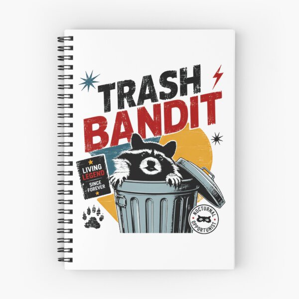 Item preview, Trash Bandit Raccoon Living Legend Nocturnal Opportunist Animal Lover designed and sold by JonesFlora2025.
