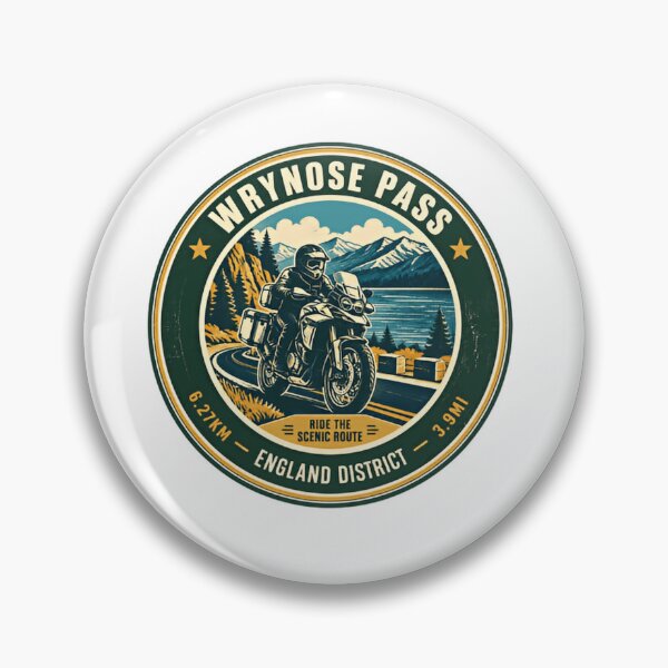 Item preview, Wrynose Pass Ride The Scenic Route Motorcycle Adventure England Lake District Motorcyclist designed and sold by Simsimah26Parks.