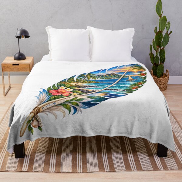 Item preview, Hawaii Island Feather designed and sold by Whimspired By Paxx.