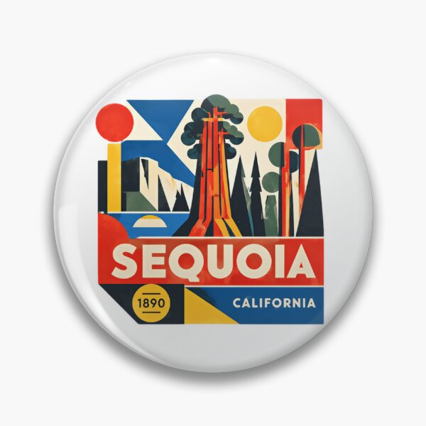 Item preview, Sequoia 1890 California National Park Redwood Forest Travel Souvenir designed and sold by Simsimah26Parks.
