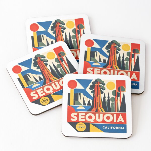 Item preview, Sequoia 1890 California National Park Redwood Forest Travel Souvenir designed and sold by Simsimah26Parks.