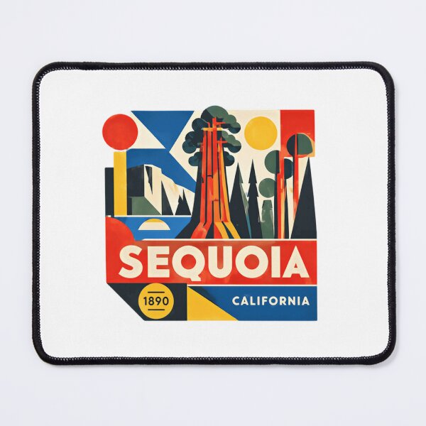 Item preview, Sequoia 1890 California National Park Redwood Forest Travel Souvenir designed and sold by Simsimah26Parks.