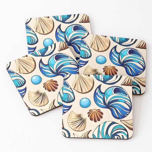 Item preview, Watercolor Seashells designed and sold by Gustavo Navarro.