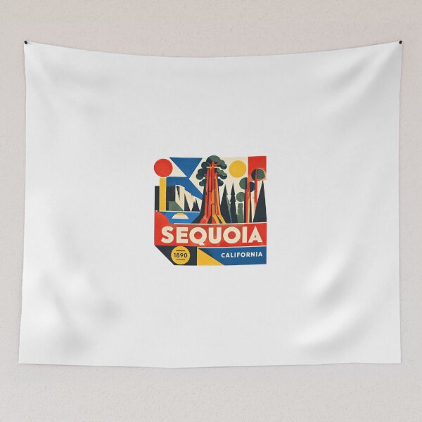 Item preview, Sequoia 1890 California National Park Redwood Forest Travel Souvenir designed and sold by Simsimah26Parks.